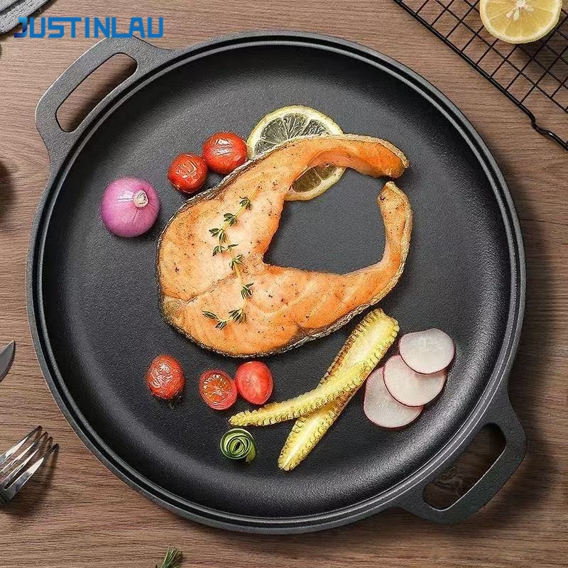 Mini Pancake Griddle - مقلاة جاستنلاو ذات الأذنين المزدوجتين من