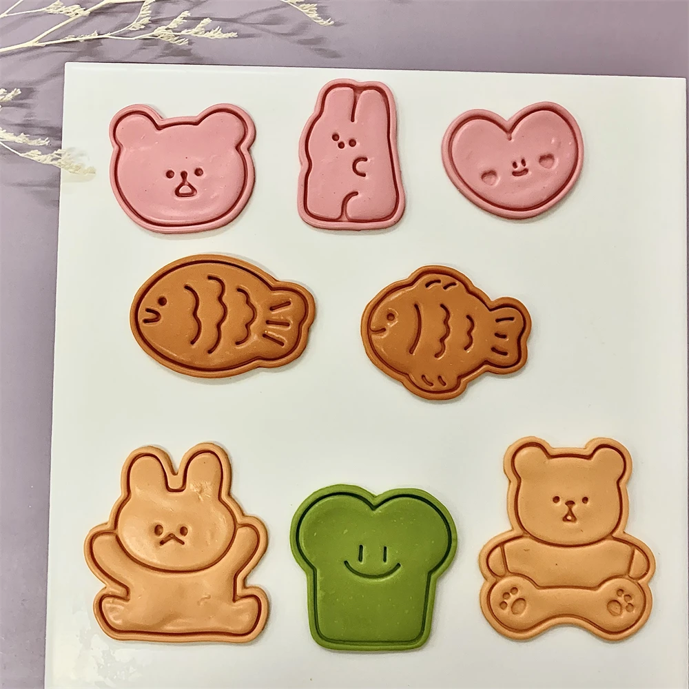 لطيف الحيوان كوكي النقش ختم ال - مراجعة Bunny Cake Mold وسعره