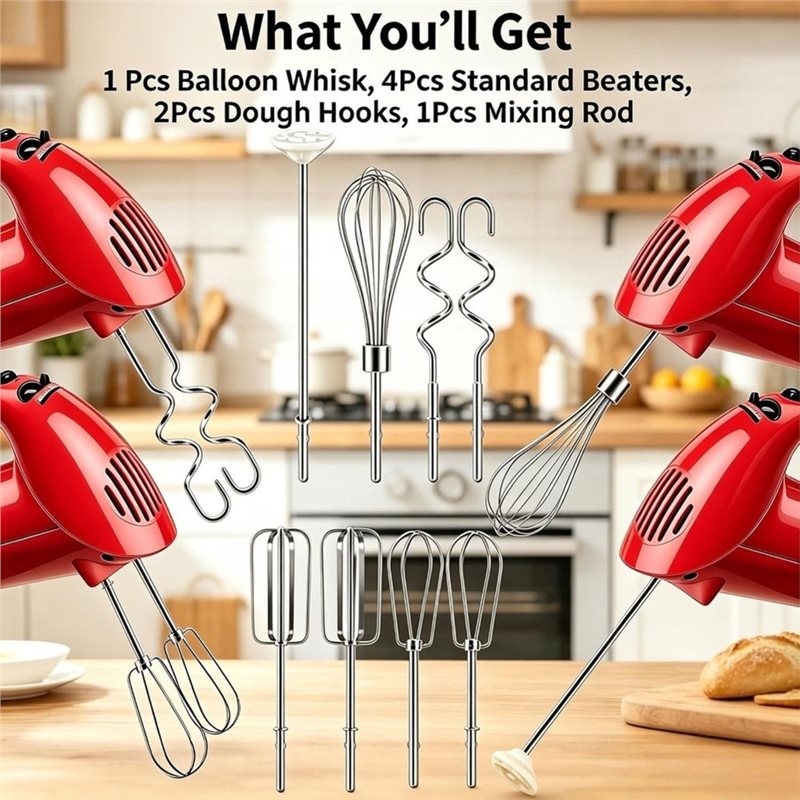 ملحقات خلاط اليد KEOL لخلاطات  - مراجعة Kitchenaid Mixer Hand Mixer وسعره