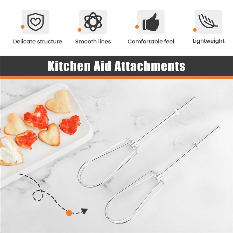 YANA35R متوافق مع ملحقات خلاط  - مراجعة Kitchenaid Mixer Hand Mixer وسعره