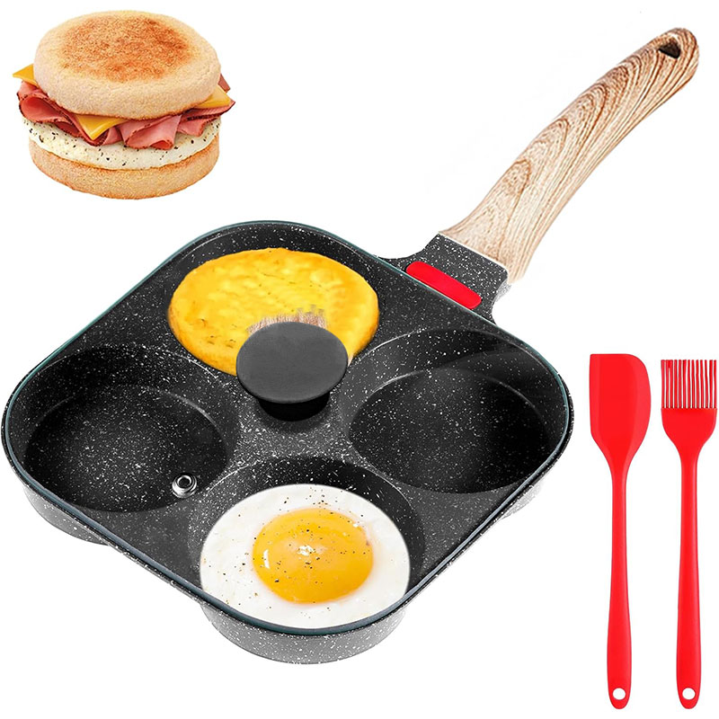 مقلاة البيض العميقة مع غطاء 4- - مراجعة Mini Pancake Griddle وسعره