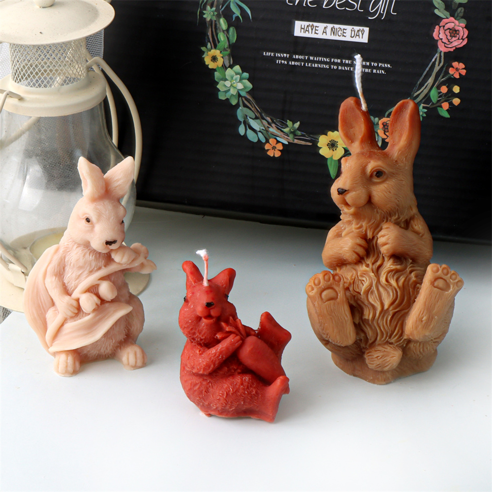 ثلاثية الأبعاد زهرة أرنب شمعة  - مراجعة Bunny Cake Mold وسعره