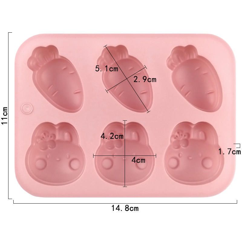 الكرتون قالب من السيليكون أرنب - مراجعة Bunny Cake Mold وسعره